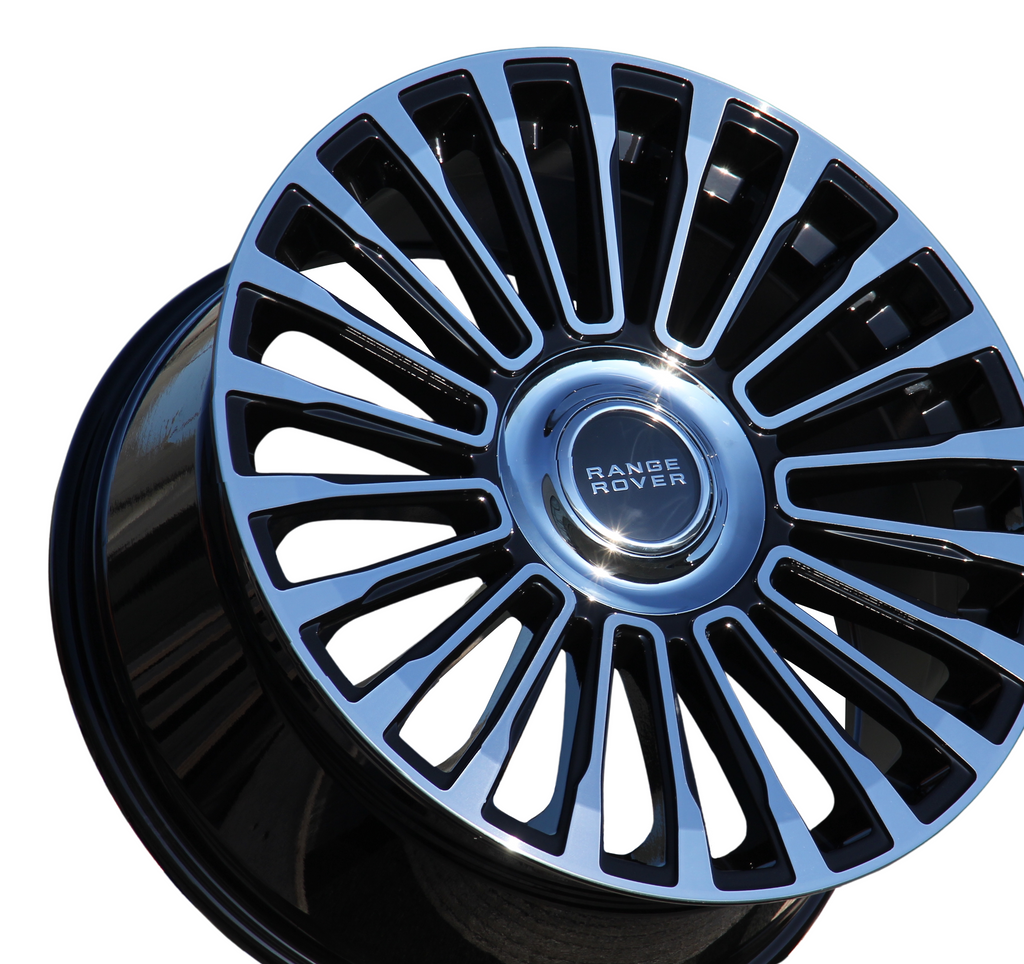 22" Machined  Black Rims for All Range Rover Full Size HSE  Sport LR4 LR3 Models