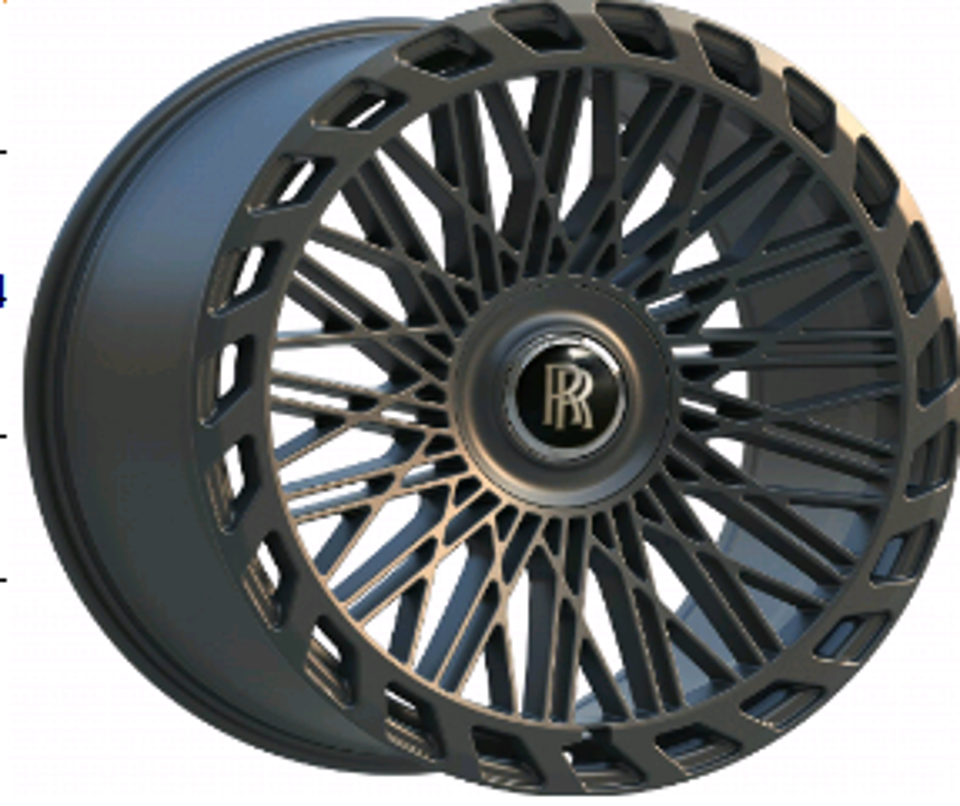 24" Satin Black Rims for All Range Rover Full Size HSE  Sport LR4 LR3 Models