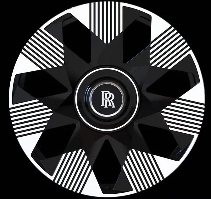 21" INCH ROLLS ROYCE GHOST / SPECTRE / PHANTOM / WRAITH FORGED BLACK SPECTRE STYLE WHEELS
