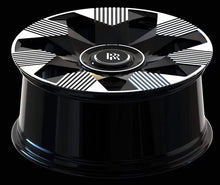 Load image into Gallery viewer, 21" INCH ROLLS ROYCE GHOST / SPECTRE / PHANTOM / WRAITH FORGED BLACK SPECTRE STYLE WHEELS