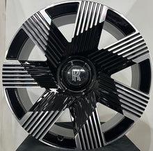 Load image into Gallery viewer, 21" INCH ROLLS ROYCE GHOST / SPECTRE / PHANTOM / WRAITH FORGED BLACK SPECTRE STYLE WHEELS