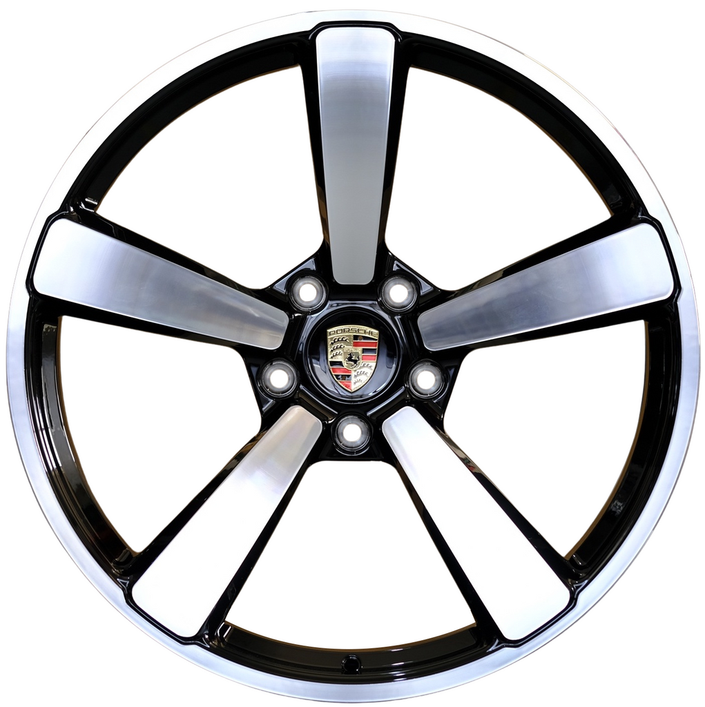 20" Front and 21" Rear Porsche 911 Carrera S GT 4s Taycan Forged Wheels