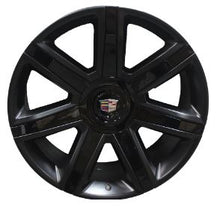 Load image into Gallery viewer, 22" Inch Rims Cadillac Rims Fits Escalade ESV EXT Wheels. Satin Black with Gloss Black Inserts for All Cadillac Escalade ESV EXT Models Cadillac Escalade