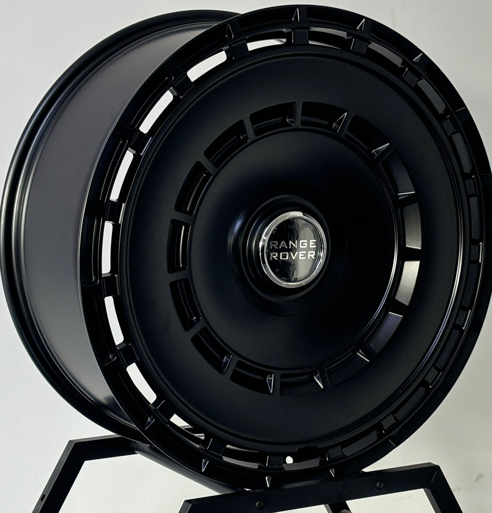 24" Satin Black Rims for All Range Rover Full Size HSE / Sport Wheels