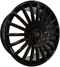 Load image into Gallery viewer, 24" Inch Gloss Black Flowformed Rims Fit Mercedes G Wagon G550 G65 G63 G55 G500 G450 G400 Brabus "PLATINUM" Style Wheels
