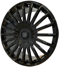 Load image into Gallery viewer, 24" Inch Gloss Black Flowformed Rims Fit Mercedes G Wagon G550 G65 G63 G55 G500 G450 G400 Brabus "PLATINUM" Style Wheels