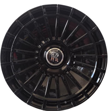 Load image into Gallery viewer, 22” Rolls Royce Monoblock Forged Staggered Gloss Black Wheels for Rolls Royce Ghost / Phantom / Cullinan Fitment