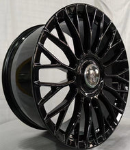 Load image into Gallery viewer, 22” Rolls Royce Monoblock Forged Staggered Gloss Black Wheels for Rolls Royce Ghost / Phantom / Cullinan Fitment