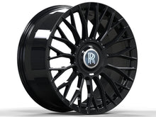 Load image into Gallery viewer, 22” Rolls Royce Monoblock Forged Staggered Gloss Black Wheels for Rolls Royce Ghost / Phantom / Cullinan Fitment