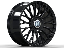 Load image into Gallery viewer, 22” Rolls Royce Monoblock Forged Staggered Gloss Black Wheels for Rolls Royce Ghost / Phantom / Wraith Fitment