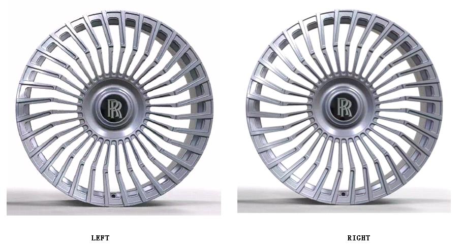 22” Rolls Royce Monoblock Forged Staggered Wheels for Rolls Royce Ghost / Phantom / Wraith Fitment