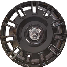 Load image into Gallery viewer, 22" Staggered Monoblock Forged Rims For Mercedes S600 S580 S560 S500 S550 S63 S400 S450 S350 GLOSS BLACK S Class Wheels