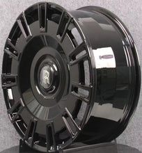 Load image into Gallery viewer, 22” Rolls Royce Monoblock Forged Staggered Gloss Black Wheels for Rolls Royce Ghost / Phantom / Cullinan Fitment