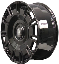 Load image into Gallery viewer, 24” Rolls Royce Monoblock Forged Gloss Black Wheels for Rolls Royce Ghost / Phantom / Cullinan Fitment