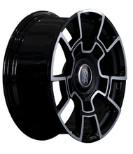 Load image into Gallery viewer, 21" Rolls Royce Monoblock Forged Staggered Gloss Black Machined Wheels for Rolls Royce Ghost / Phantom / Cullinan Fitment