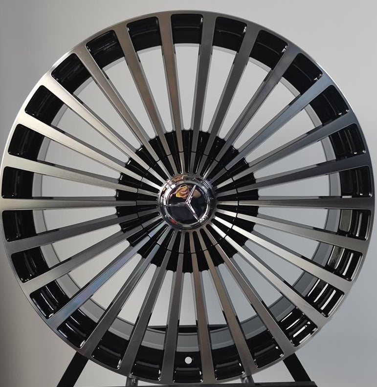 24 Inch Monoblock G Wagon Wheels fit Mercedes G Wagon G550 G65 G63 G55 G500 G400 Style Wheels
