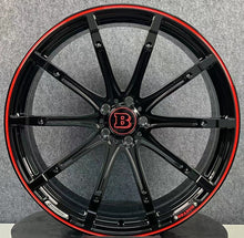 Load image into Gallery viewer, 24" Inch Forged Rims Fit Mercedes G Wagon G550 G65 G63 G55 G500 Brabus "Rocket" Style Wheels with Original Carbon Fiber Cover