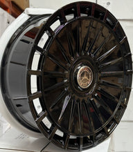 Load image into Gallery viewer, 22" Gloss Black Forged Wheels for Mercedes S-Class