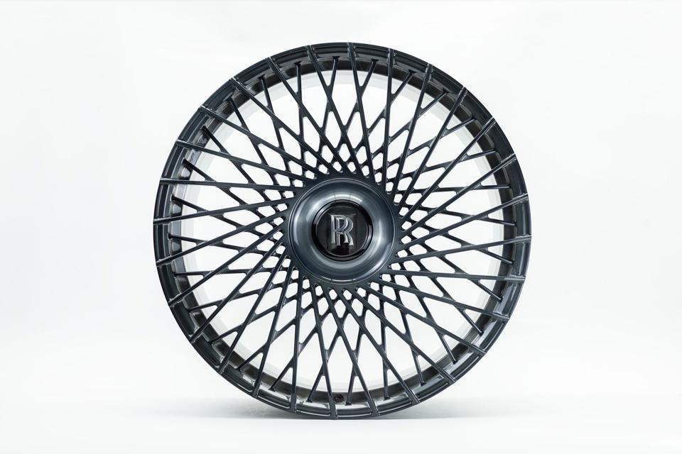22” Rolls Royce Monoblock Forged Gunmetal Brushed Wheels for Rolls Royce Ghost / Phantom / Cullinan Fitment