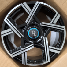Load image into Gallery viewer, 22” Rolls Royce Monoblock Forged Staggered Gloss Black Wheels for Rolls Royce Ghost / Phantom / Cullinan Fitment (Copy)