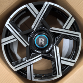 22” Rolls Royce Monoblock Forged Staggered Gloss Black Wheels for Rolls Royce Ghost / Phantom / Cullinan Fitment (Copy)