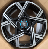 22” Rolls Royce Monoblock Forged Staggered Gloss Black Wheels for Rolls Royce Ghost / Phantom / Cullinan Fitment (Copy)