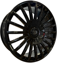 Load image into Gallery viewer, 24&quot; Inch Gloss Black Flowformed Rims Fit Mercedes G Wagon G550 G65 G63 G55 G500 G450 G400 Brabus &quot;PLATINUM&quot; Style Wheels