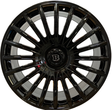 Load image into Gallery viewer, 24&quot; Inch Gloss Black Flowformed Rims Fit Mercedes G Wagon G550 G65 G63 G55 G500 G450 G400 Brabus &quot;PLATINUM&quot; Style Wheels