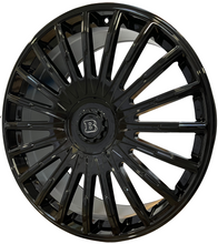 Load image into Gallery viewer, 24&quot; Inch Gloss Black Flowformed Rims Fit Mercedes G Wagon G550 G65 G63 G55 G500 G450 G400 Brabus &quot;PLATINUM&quot; Style Wheels