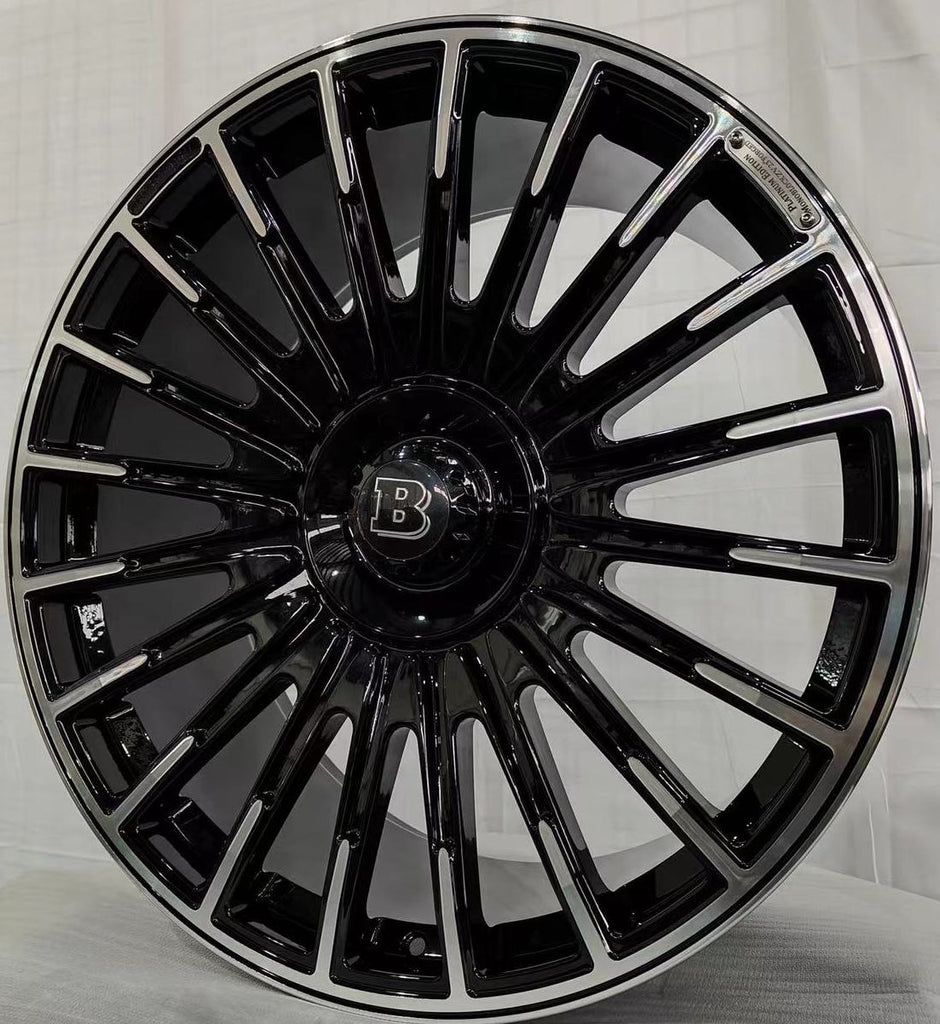 24" Inch Flowformed Rims Fit Mercedes G Wagon G550 G65 G63 G55 G500 Brabus "PLATINUM" Style Wheels