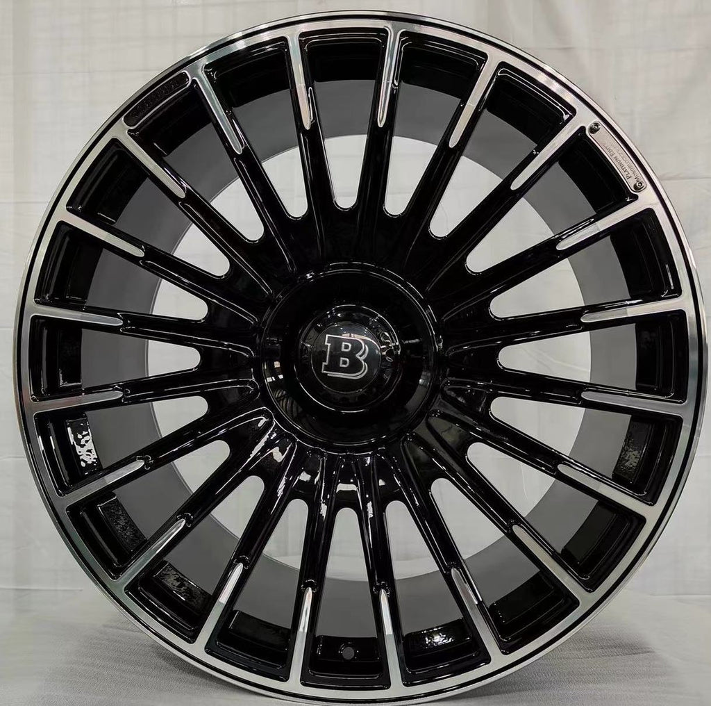 24" Inch Flowformed Rims Fit Mercedes G Wagon G550 G65 G63 G55 G500 Brabus "PLATINUM" Style Wheels