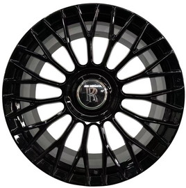 22” Rolls Royce Monoblock Forged Staggered Gloss Black Wheels for Rolls Royce Ghost / Phantom / Wraith Fitment