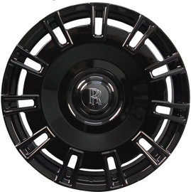 24” Rolls Royce Monoblock Forged Gloss Black Wheels for Rolls Royce Ghost / Phantom / Cullinan Fitment