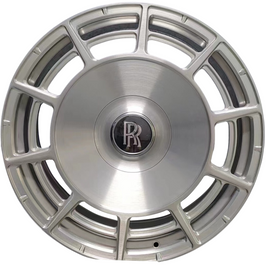 24” Rolls Royce Monoblock Forged Silver Brushed Wheels for Rolls Royce Ghost / Phantom / Cullinan Fitment