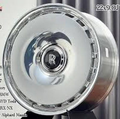 22" Polished Forged Wheels for Rolls-Royce Ghost / Phantom / Cullinan