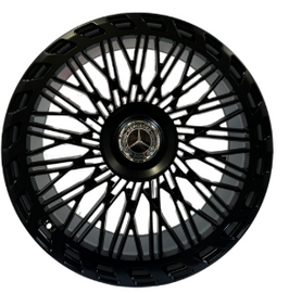 24 Inch Monoblock G Wagon Wheels fit Mercedes G Wagon G550 G65 G63 G55 G500 G400 Style Wheels