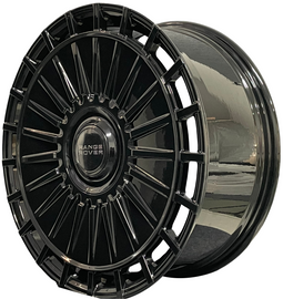 24 Inch Gloss Black Monoblock Forged Rims Range Rover Autobiography Style HSE  Sport  LR3 LR4 Wheels