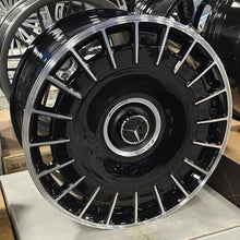 Load image into Gallery viewer, 20 Inch Rims Fit Mercedes Staggered S580 S560 S600 S500 S550 S63 S400 S450 S350 CL S Class Gloss Black  Wheels