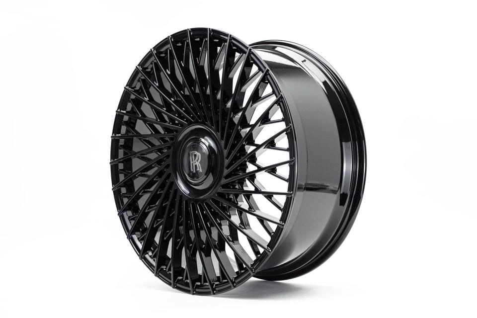 22” Rolls Royce Monoblock Forged Gloss Black Wheels for Rolls Royce Ghost / Phantom / Cullinan Fitment (Copy)