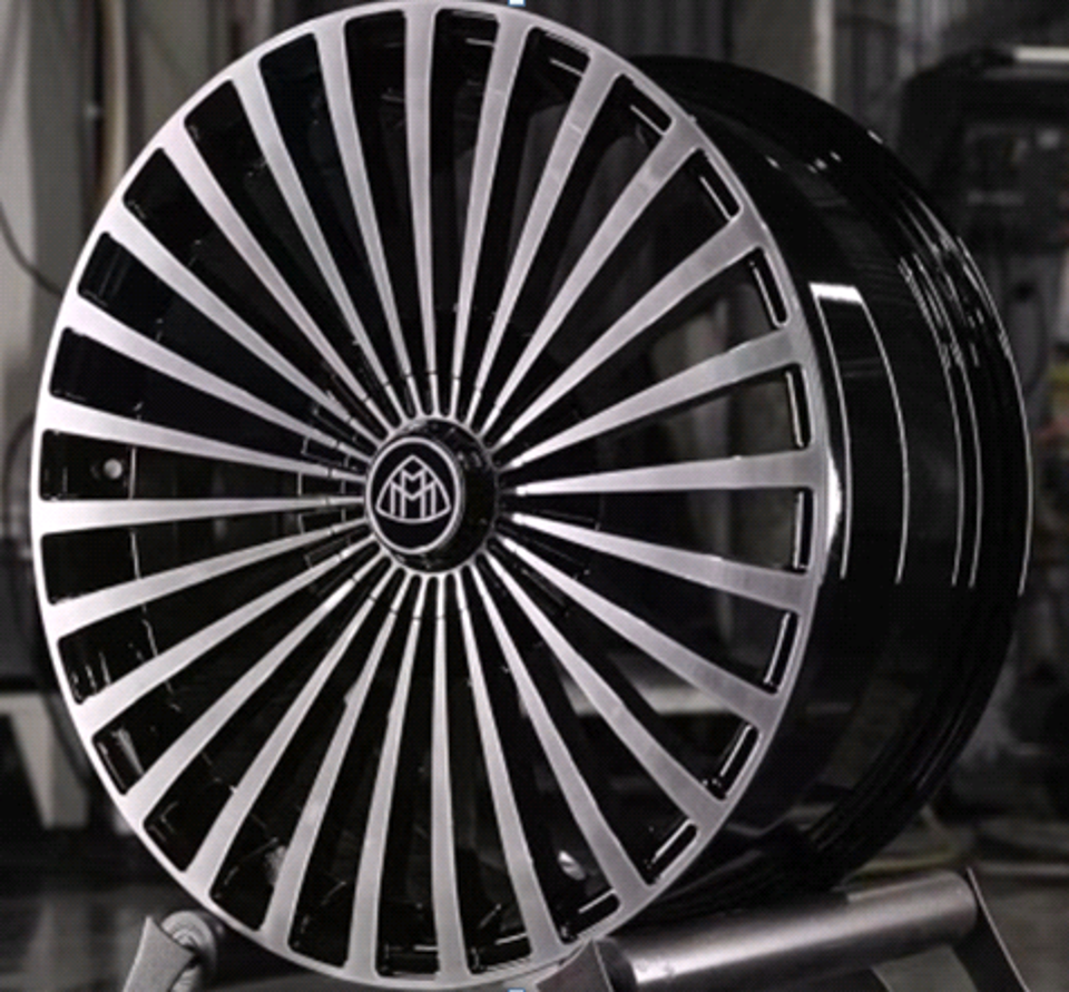 24" Gloss Black Machined Rims for All Range Rover Full Size HSE  Sport Models