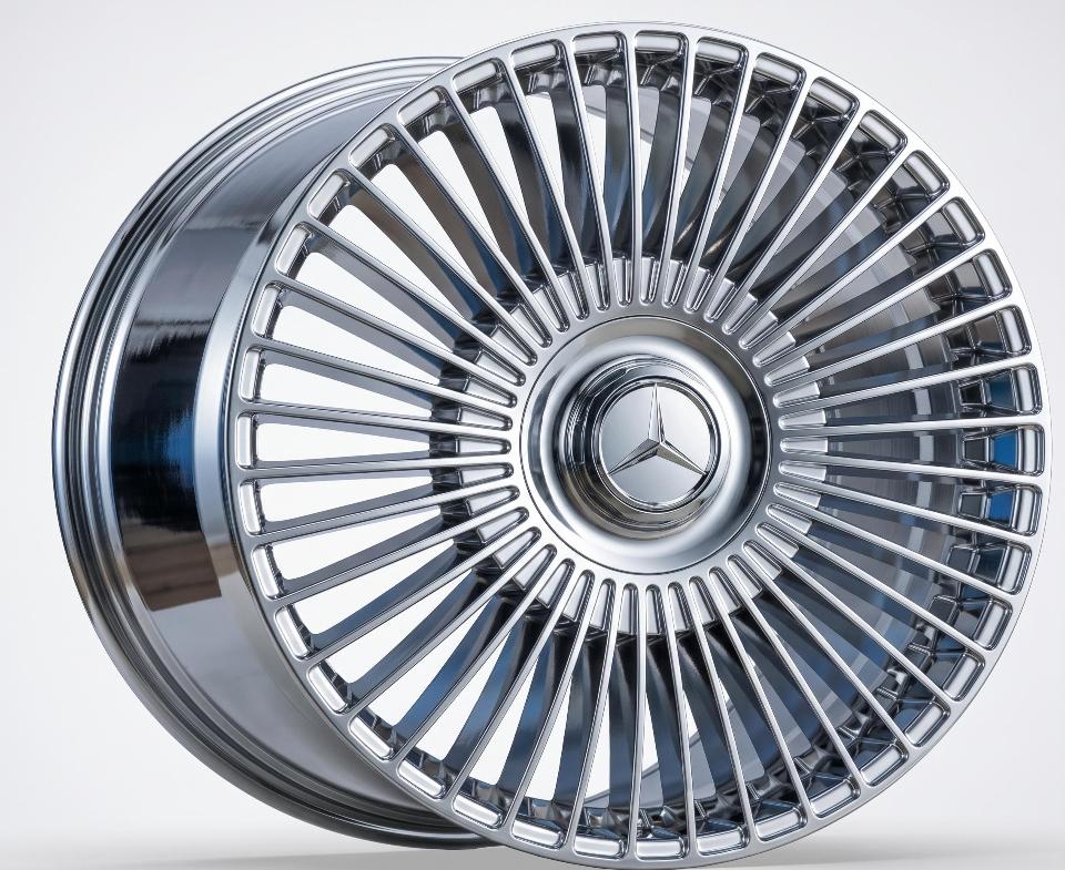 24" Mercedes G-Wagon G550 G63 G65 Monoblock White Style 63 Wheels